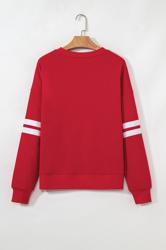 Varsity Sequin Game Day Pullover