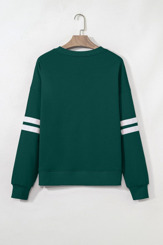 Varsity Sequin Game Day Pullover