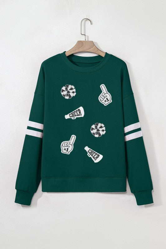 Varsity Sequin Game Day Pullover