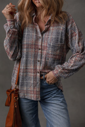 Vintage Plaid Button Shirt