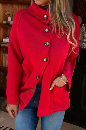 Collar Button Down Overcoat