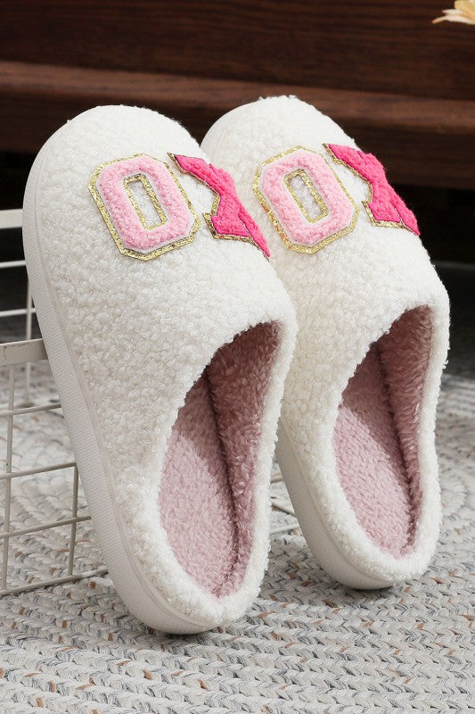 Glitter XOXO Slippers