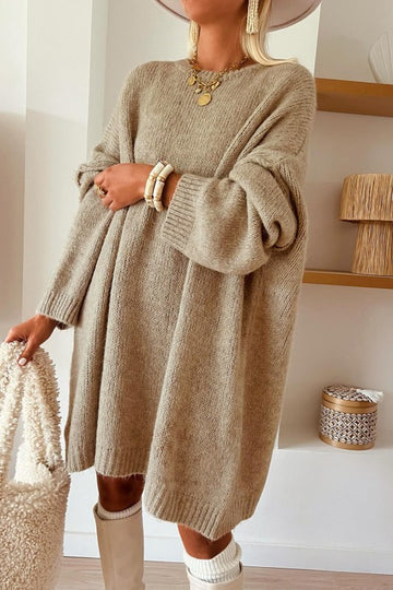 Oversized Slouchy Sweater Dress