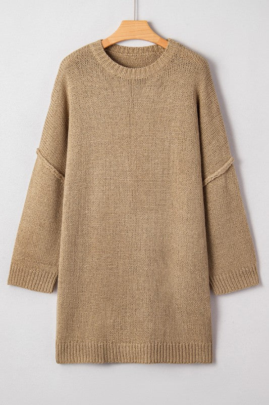 Oversized Slouchy Sweater Dress