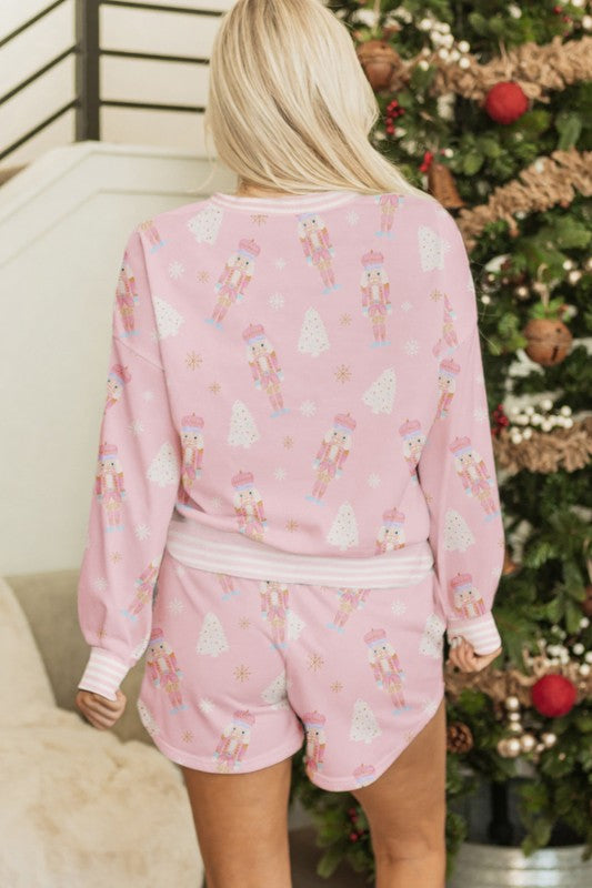 Holiday Pink Pocket Pajamas