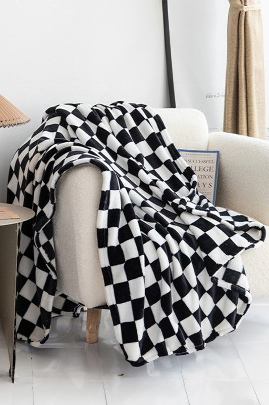 Soft Checkered Blanket