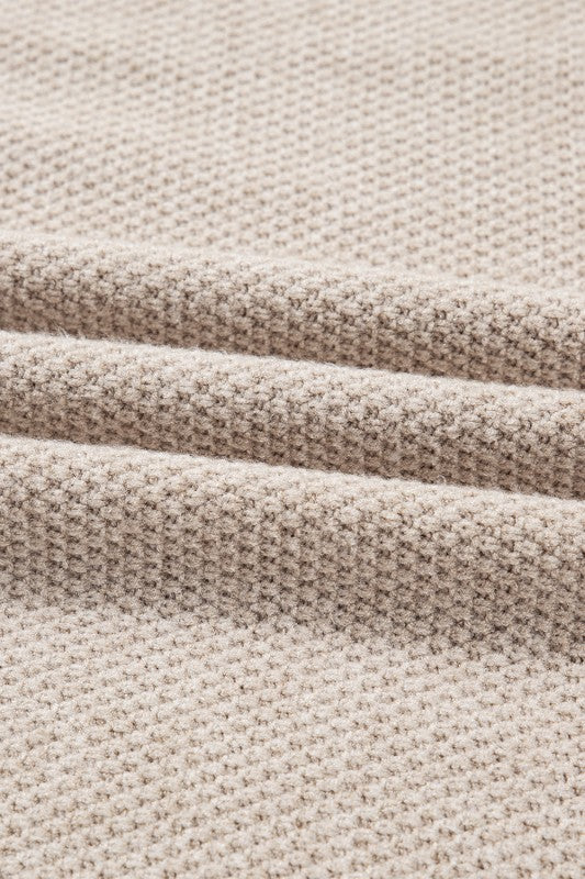 Knit Striped Sleeve Pullover - 2
