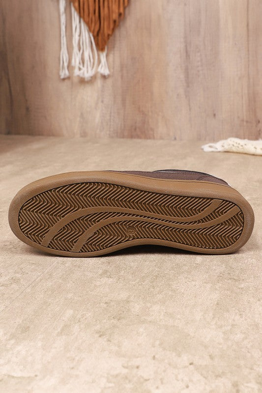 Coffee Breathable Mesh Sneakers - 2
