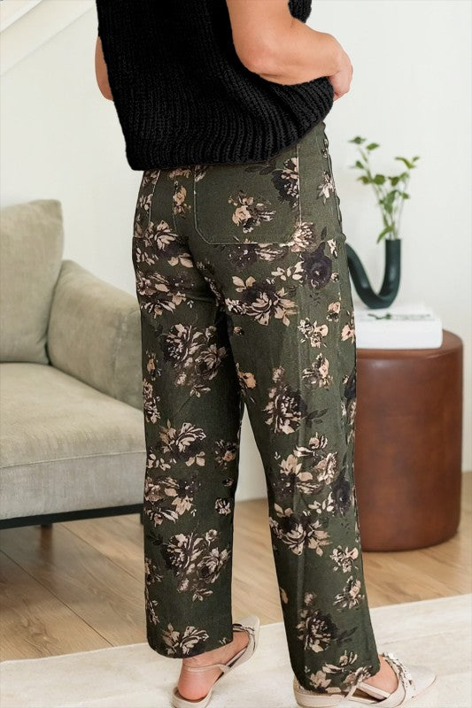 Vintage Floral Shift Jeans