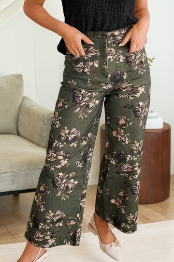 Vintage Floral Shift Jeans