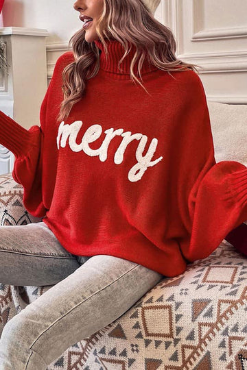 Merry Lantern Sleeve Sweater