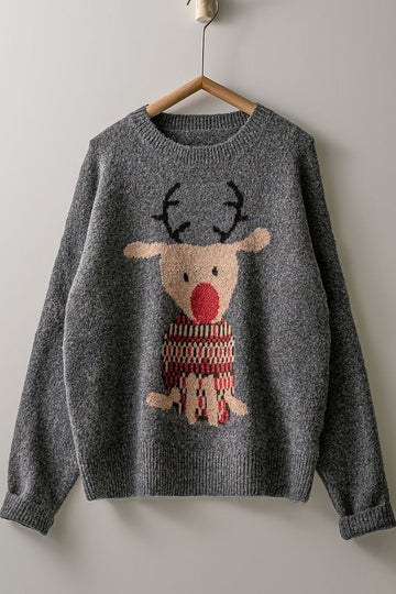 Rudolph Crew Neck Sweater