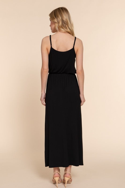 Black Cami Knit Sun Dress