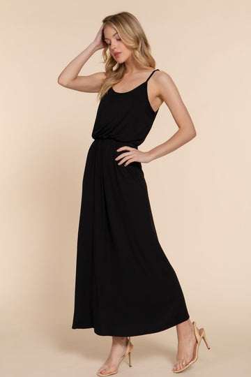 Black Cami Knit Sun Dress